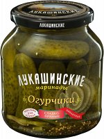 Огурчики &quot;Лукашинские&quot; маринован., &quot;Пикантные&quot; сладко-пряные, 670г.