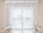 Арка Жаккард Фрукты, Тип крепления: Шторная лента