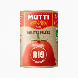 Томаты очищенные целые в томатном соке "Мутти", 400гр./425 мл., ж/б.