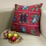 Думка &quot;Новогодняя&quot; гобелен 50*50 (диз.: 5 Игрушки)
