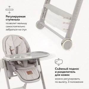 Стульчик для кормления Happy Baby Berny Lux