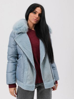 Женская зимняя куртка голубой