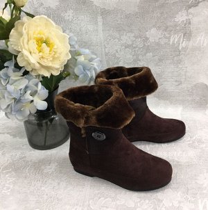 Ботинки женские/подростковые зимние утепленные угги с мехом