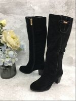 Сапоги женские зимние натуральная замша с  натуральным мехом