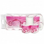 Туалетная бумага AROMA, ар. весенние цветы, 3 слоя, 40 м, 10 рулонов