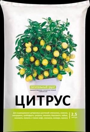 Грунт для цитрусовых 2,5л Нов-Агро