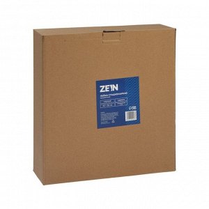 Лейка стационарная ZEIN Z2352, квадратная, 30 х 30 см, 1 режим, нержавеющая сталь, черный