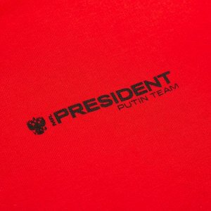 Бомбер President М, цвет красный