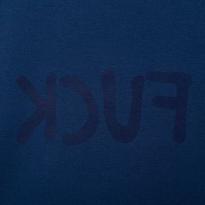Футболка мужская MINAKU Fuck синяя