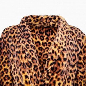 Халат LoveLife "Leopard", микрофибра, 100% п/э, 250 г/м2