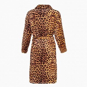 Халат LoveLife "Leopard", микрофибра, 100% п/э, 250 г/м2