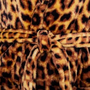 Халат LoveLife "Leopard", микрофибра, 100% п/э, 250 г/м2