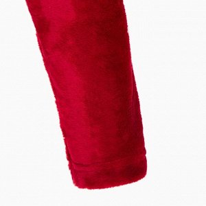 Халат LoveLife "Cozy" цв.бордовый, микрофибра, 100% п/э, 250 г/м2