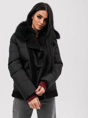 Женская зимняя куртка черный