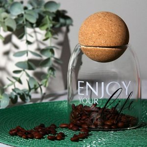 Банка для хранения Enjoy, 400 мл, 13.5?9 см