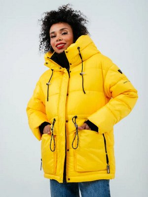 Женская зимняя куртка желтый
