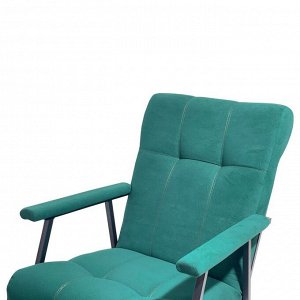 Кресло-Качалка 950х1020х960 Металл/мебельная ткань зелёный