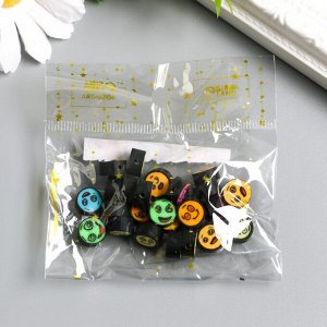 Бусины для творчества PVC «Весёлый смайлик», набор 25 шт., 0.5x0.9x0.9 см