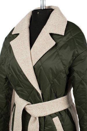 01-11370 Пальто женское демисезонное (пояс)