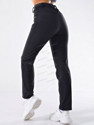 Женские брюки-виндстоперы на флисе Azimuth B 21 Черный