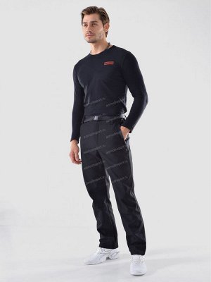 Мужские брюки виндстоперы на флисе Azimuth A 20 Черный
