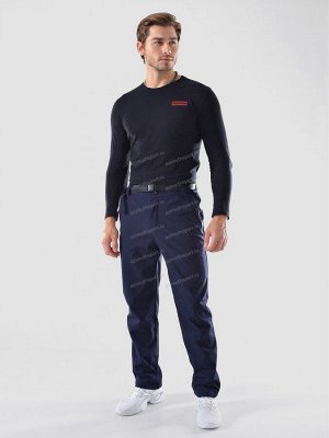 Мужские брюки виндстоперы на флисе Azimuth A 20 Темно-синий