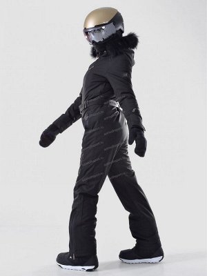 Женский зимний горнолыжный / сноубордический комбинезон Alpha Endless 225/75023 Черный