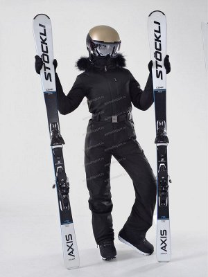 Женский зимний горнолыжный / сноубордический комбинезон Alpha Endless 225/75023 Черный