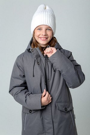 Пальто зимнее для девочки ВКБ 38092/3 ГР