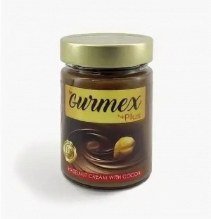 В подарок - Паста шоколадная Гурмекс/ Gurmex -Ореховая  с добавлением какао в  стеклянной банке 350 гр Новогодний Подарок