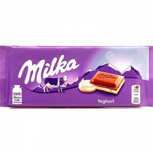 Молочный шоколд Милка йогурт Milka Yoghurt  100 грамм