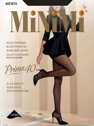 MiNiMi PRIMA колготки класс. с шортиками 40 den caramello р.2 (S) 1шт / 10шт / 119371