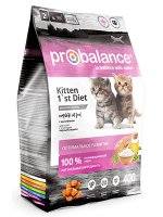 ProBalance 1&#039;st Diet  Корм сухой д/котят с цыпленком, 400 гр 1/16