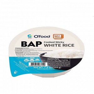 Готовый белый рис White Rice Сooked Sticky 210гр