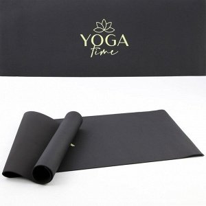 Коврик для йоги "Yoga time", 173 х 61 х 0,4 см