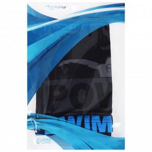 Шапочка для плавания взрослая Power Swimming, тканевая, обхват 54-60 см