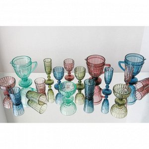 Набор бокалов стеклянных для шампанского Magistro «Ла-Манш», 160 мл, 7х20 см, 2 шт, цвет синий
