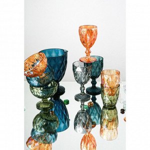 Бокал стеклянный Magistro «Круиз», 250 мл, 8x15,3 см, цвет янтарный
