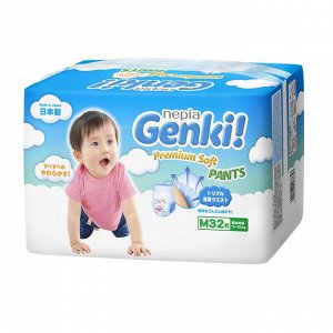 Подгузники-трусики Genki М 7-10кг 32шт