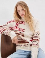 AE Soft &amp; Cozy Mixed Stitch Sweater