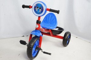 Велосипед 3-х колесный  GOLF TRIKE S718 (1/6) сине/красный (упаковка 6шт.)