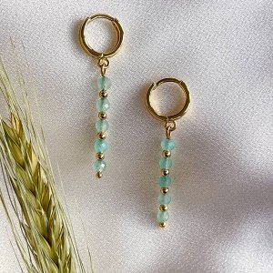 Серьги из Амазонита
