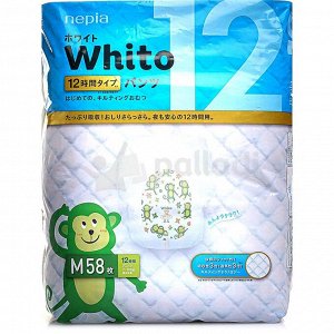 Подгузники-трусики Nepia Whito 12 часов M (7-10 кг) 58 шт.