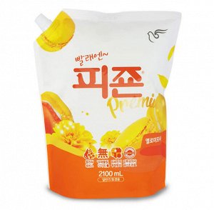 Кондиционер для белья Yellow Mimosa Softener с ароматом желтой мимозы 2100 мл, мягкая упаковка