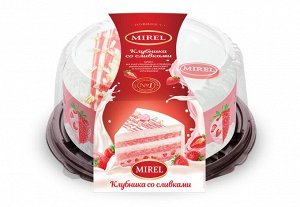 Торт Клубника со сливками Мирэль Хлебпром 800г (6)