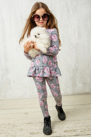 Натали Брюки модель &quot;лосины&quot; д/дев Juno AW18-JUZ-373 Roses розы