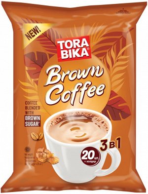 Tora Bika Brown Coffee пакет (Индонезия) 25гр.*20 пакетиков