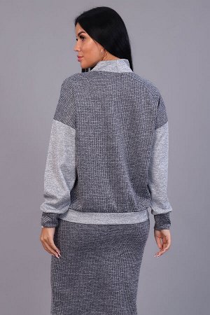 Костюм Варианты расцветки: серый, бордовый
Ткань: сандра, Состав: полиэстер 80%/ вискоза 20%
Женский деловой костюм свободного кроя отлично подойдет для офиса, для повседневной носки, а также для прог