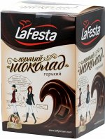 LA FESTA. Горячий шоколад горький карт.пачка, 10 пак.