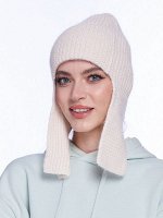 Ушанка двойная с ангорой 40% на велюре PR 090